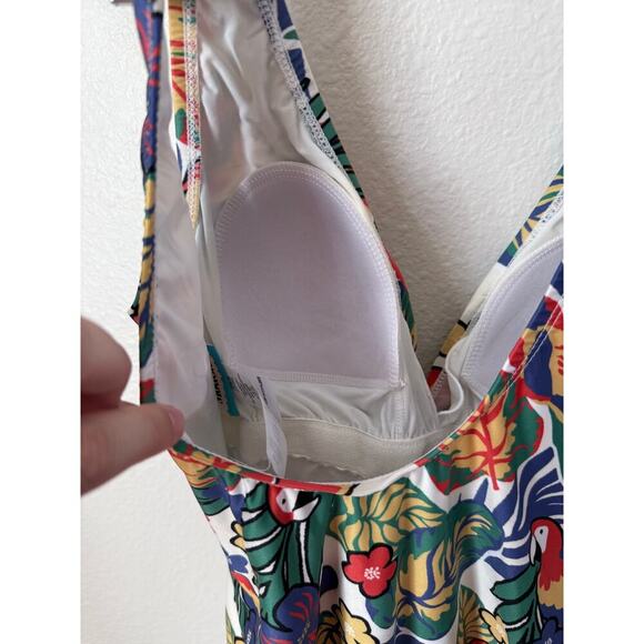 ModCloth One Piece Bonita Swimsuit Tropical Sie Small - Picture 7 of 8